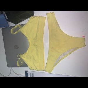 Yellow Shein two piece!!